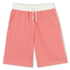 Bermuda in cotone a righe KENZO KIDS 
                    RAGAZZO