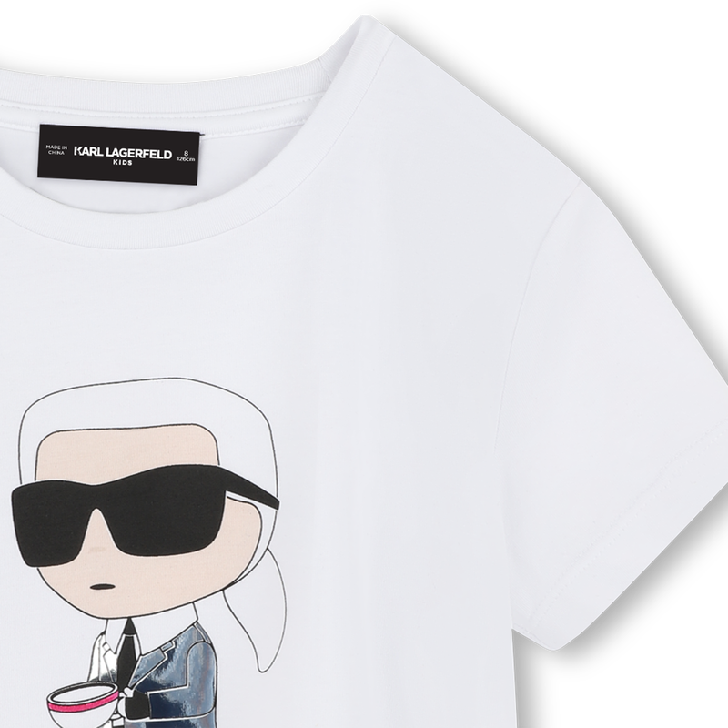 TEE SHIRT KARL LAGERFELD KIDS 
                        BAMBINA
