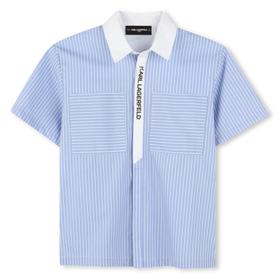 Camicia a maniche corte KARL LAGERFELD KIDS RAGAZZO