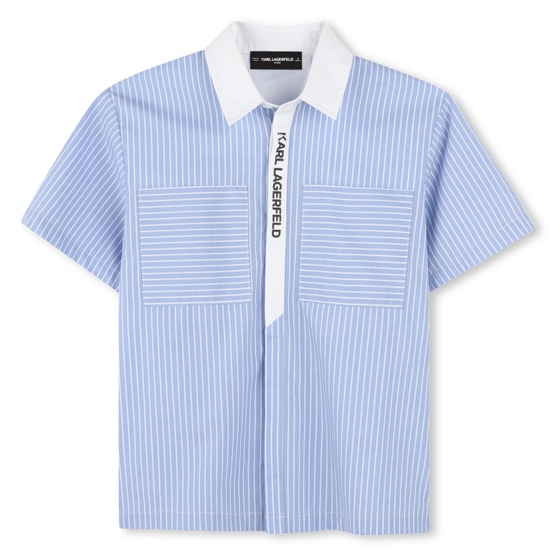 Camicia a maniche corte KARL LAGERFELD KIDS 
                        RAGAZZO