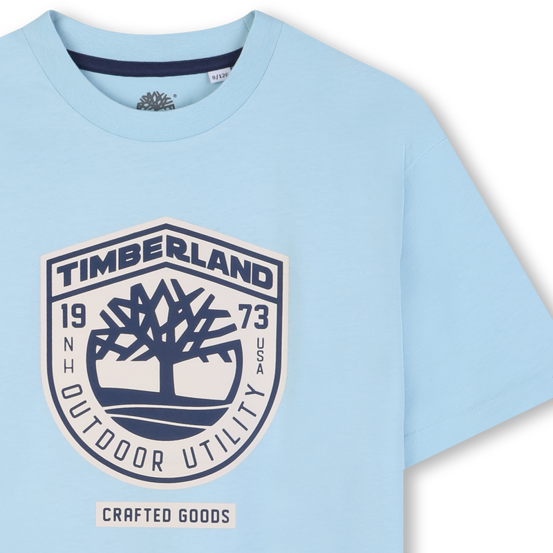 T-SHIRT A MANICHE CORTE TIMBERLAND 
                        RAGAZZO