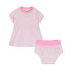 Set abito+mutandine gonfie BOSS 
                    BAMBINA