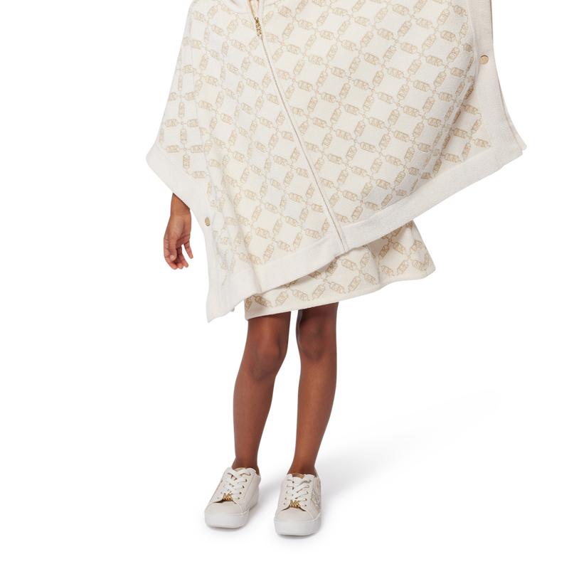 Mantella con zip in maglia MICHAEL KORS 
                        BAMBINA