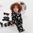 Pantaloni in felpa garzata KARL LAGERFELD KIDS 
                    RAGAZZO
