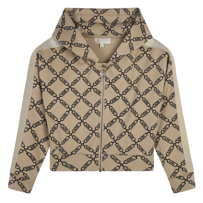 Felpa con cappuccio e zip MICHAEL KORS BAMBINA