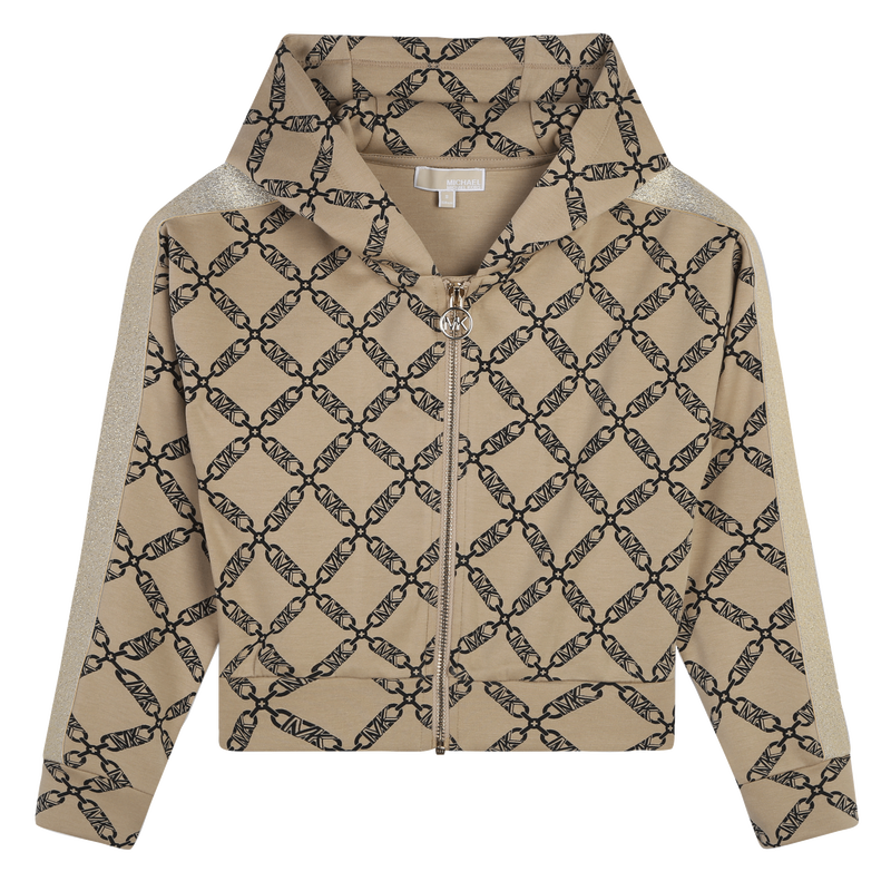 Felpa con cappuccio e zip MICHAEL KORS 
                        BAMBINA