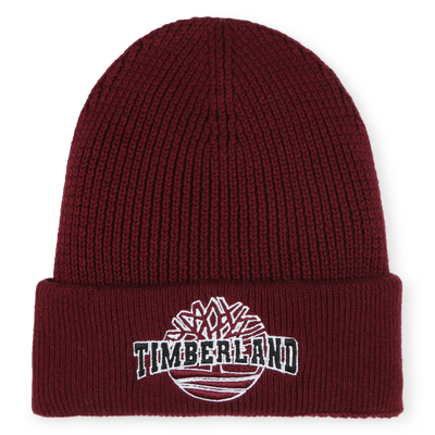 Berretto ricamato in maglia TIMBERLAND RAGAZZO