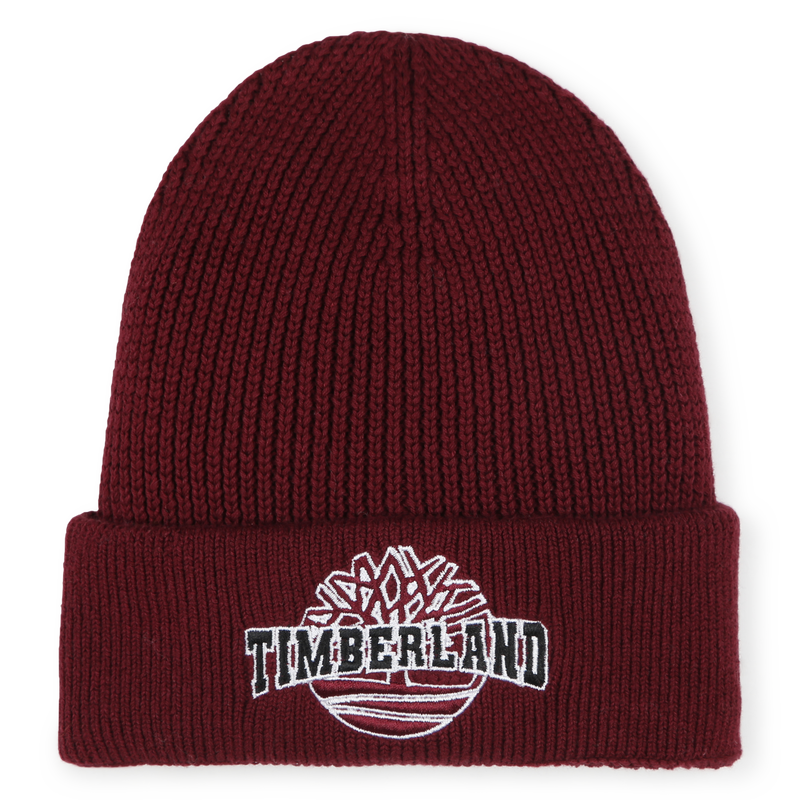 Berretto ricamato in maglia TIMBERLAND 
                        RAGAZZO