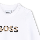 Set pantalone, cardigan e t-shirt BOSS 
                    RAGAZZO