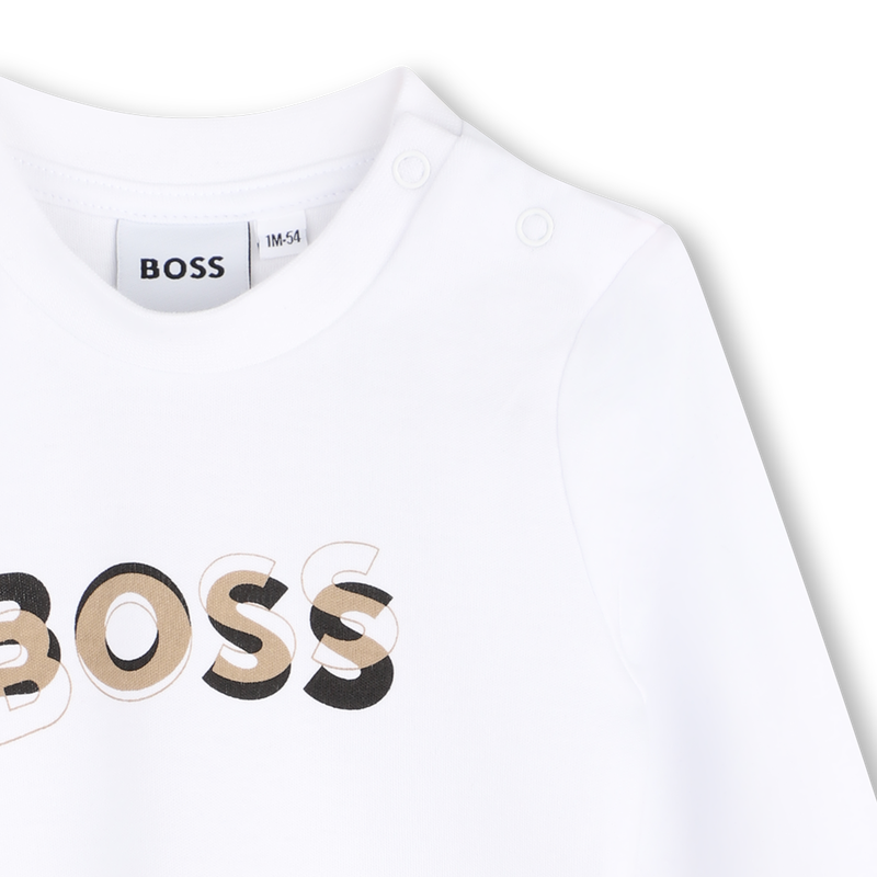Set pantalone, cardigan e t-shirt BOSS 
                        RAGAZZO