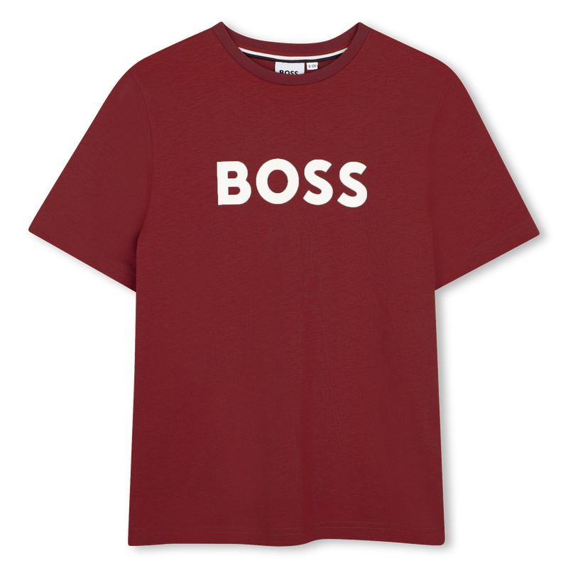 T-SHIRT A MANICHE CORTE BOSS 
                        RAGAZZO