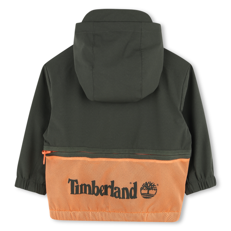 Giacca a vento zip e cappuccio TIMBERLAND 
                        RAGAZZO