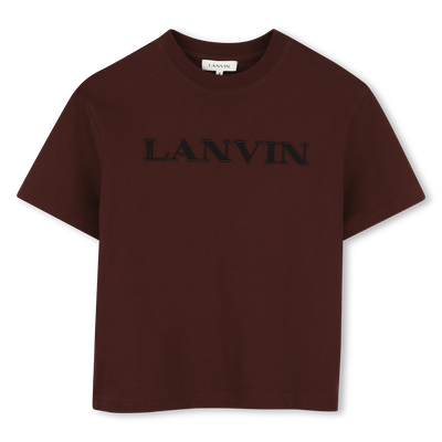 T-shirt a maniche corte LANVIN RAGAZZO