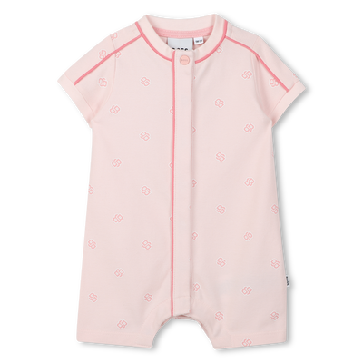 Tutina corta intera stampata BOSS BAMBINA