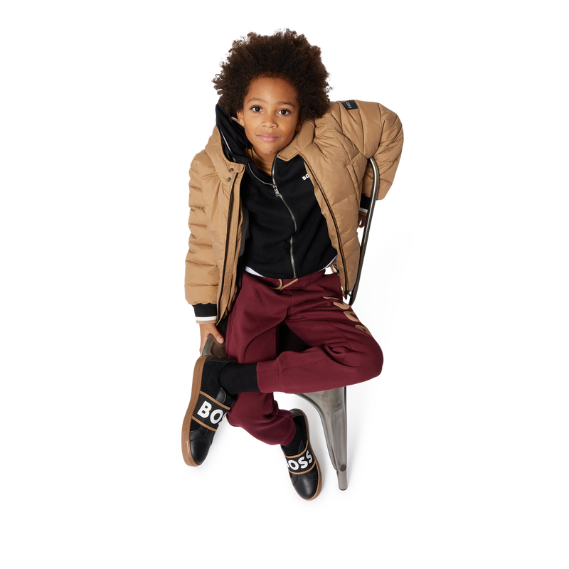 Cotton & Wool Cardigan BOSS 
                        RAGAZZO