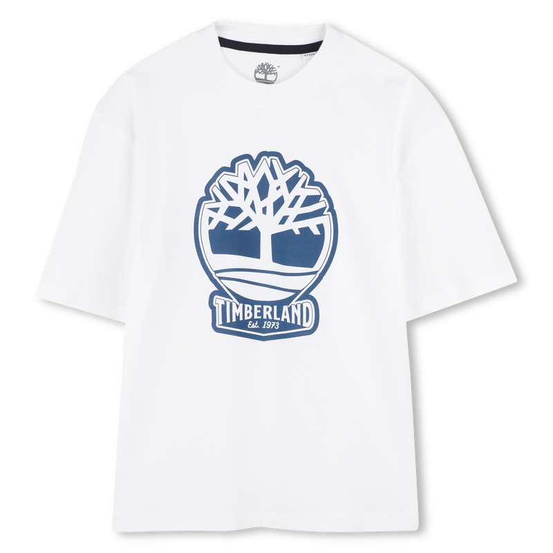 T-shirt bicolore con logo TIMBERLAND 
                        RAGAZZO