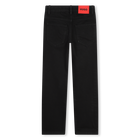 Jeans dritti in misto cotone HUGO 
                    RAGAZZO