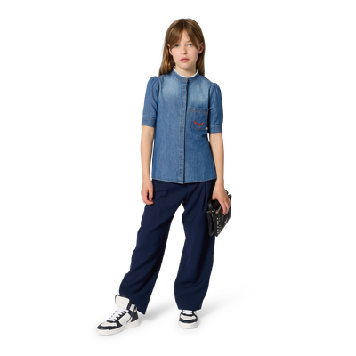 CAMICIA CON COLLETTO DA UFFICIALE ZADIG & VOLTAIRE BAMBINA