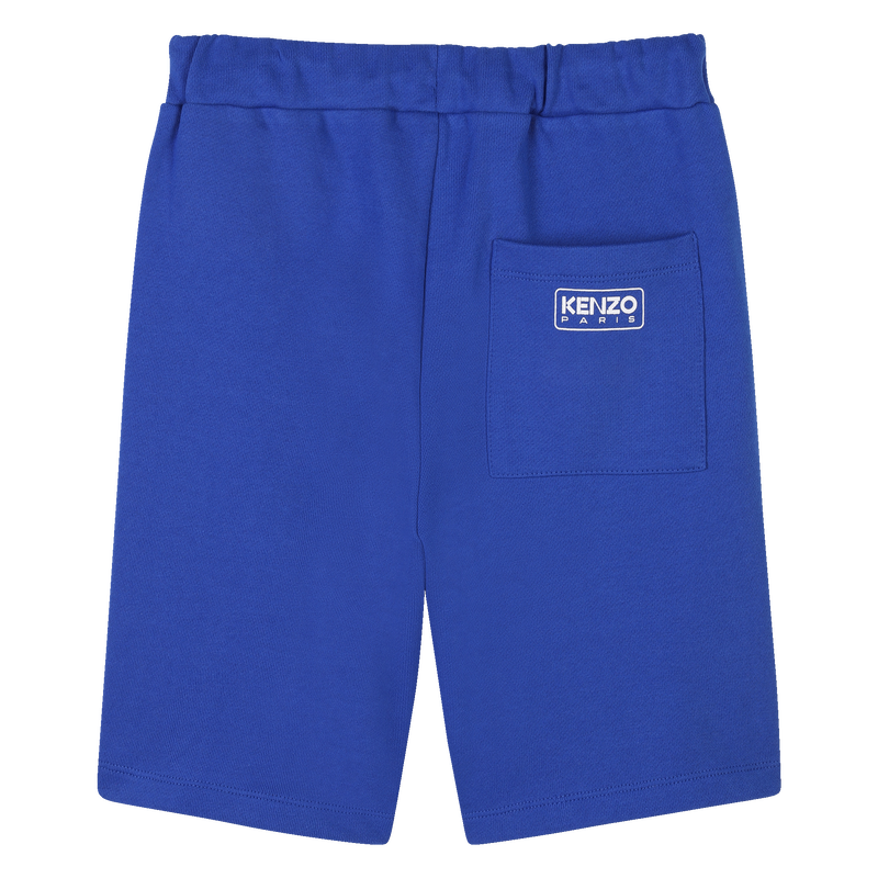 Bermuda tinta unita con tasche KENZO KIDS 
                        RAGAZZO