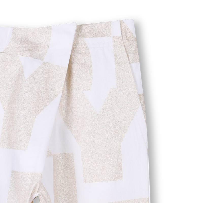 Pantaloni in lino e cotone DKNY 
                        BAMBINA