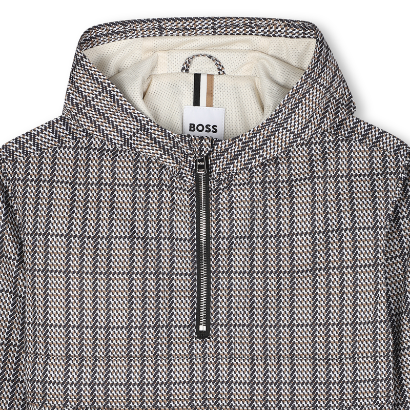 Giacca a vento con cappuccio BOSS 
                        RAGAZZO