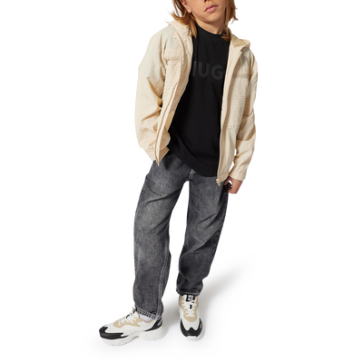 Sneakers stringate bimateriali HUGO RAGAZZO