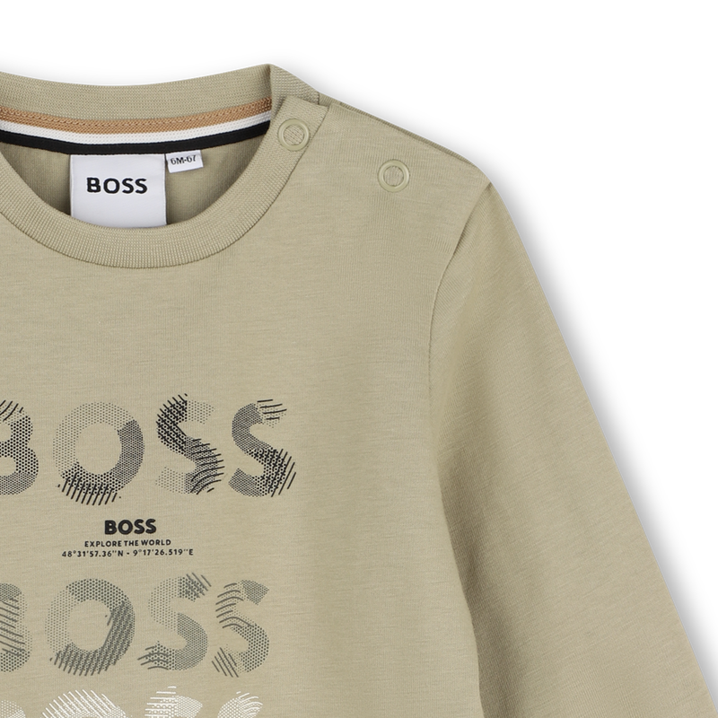 Maglietta a maniche lunghe BOSS 
                        RAGAZZO