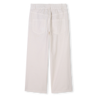 Pantalone svasato in popeline KENZO KIDS 
                    BAMBINA