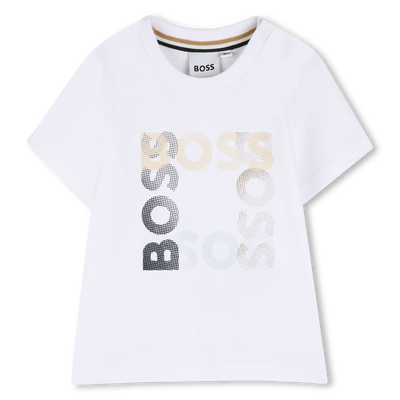 T-SHIRT A MANICHE CORTE BOSS RAGAZZO