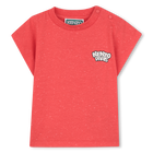 T-shirt con apertura con bottone a pressione KENZO KIDS 
                    BAMBINA