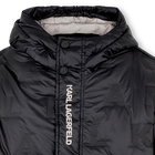 Piumino in poliestere con cappuccio KARL LAGERFELD KIDS 
                    RAGAZZO