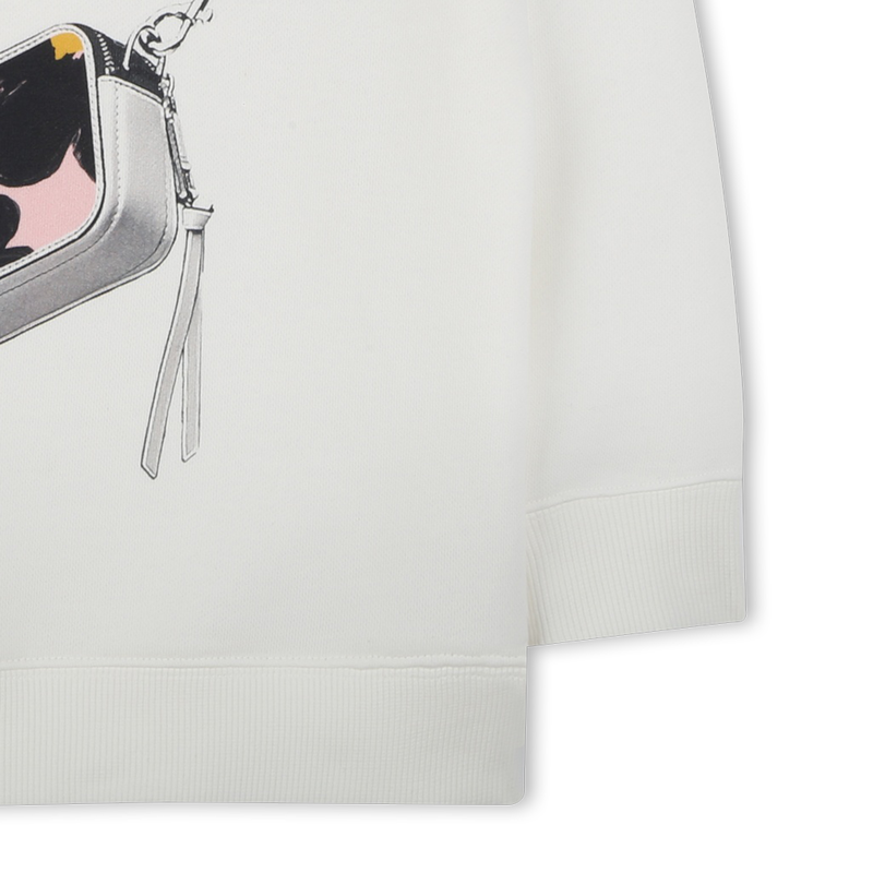 Felpa calda con cappuccio MARC JACOBS 
                        BAMBINA