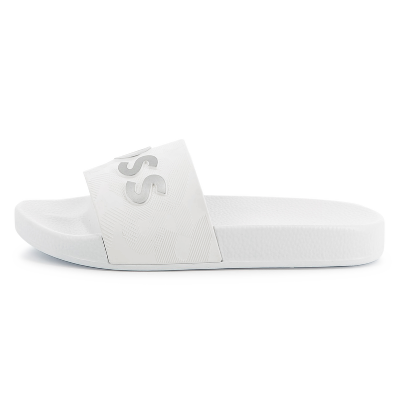 Ciabatte con logo in rilievo BOSS 
                        RAGAZZO