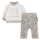 Set felpa e pantaloni da jogging KARL LAGERFELD KIDS 
                    RAGAZZO