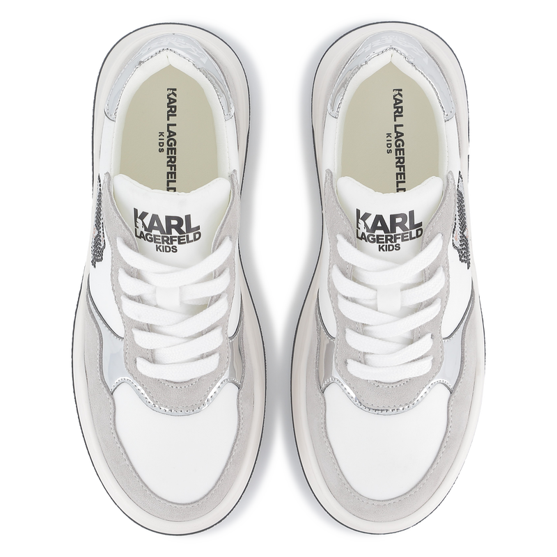 Sneakers basse stringate KARL LAGERFELD KIDS 
                        BAMBINA