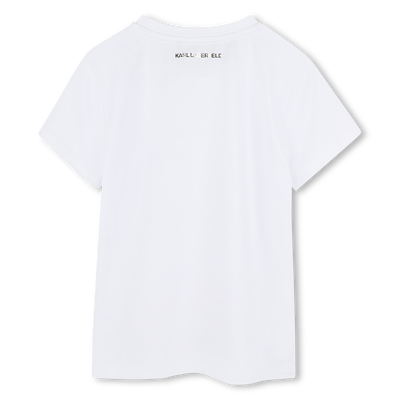T-shirt a maniche corte KARL LAGERFELD KIDS BAMBINA
