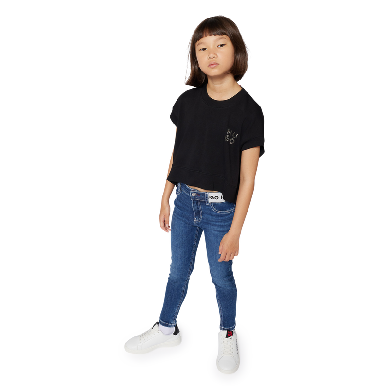 T-shirt senza maniche HUGO 
                        BAMBINA