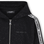Cardigan con cappuccio KARL LAGERFELD KIDS 
                    BAMBINA