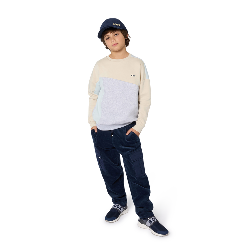 Pantaloni in velluto BOSS 
                        RAGAZZO