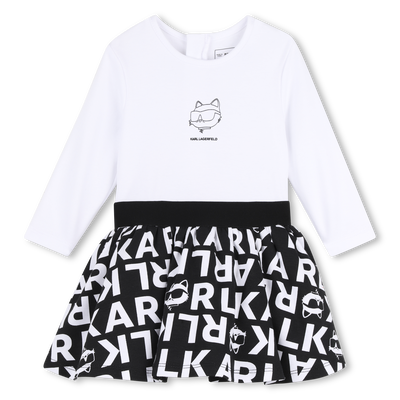 Abito a maniche lunghe KARL LAGERFELD KIDS BAMBINA