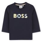 T-shirt a maniche lunghe, MARINE, hi-res