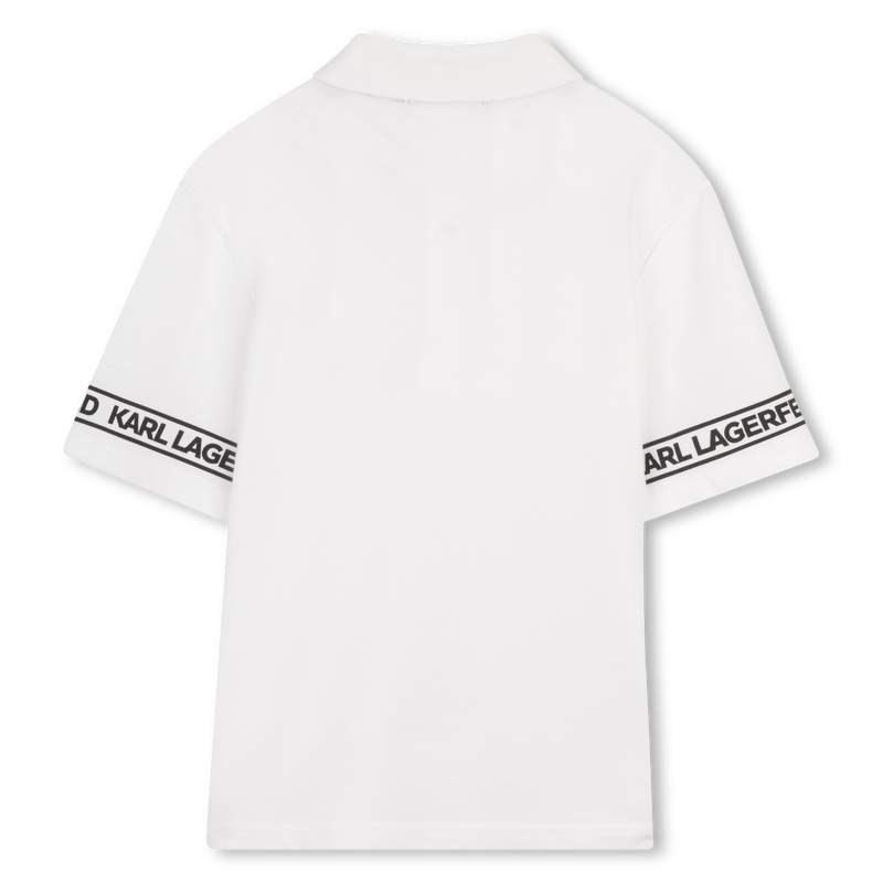 POLO A MANICHE CORTE KARL LAGERFELD KIDS 
                        RAGAZZO