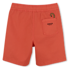 Bermuda in cotone con stemma KENZO KIDS 
                    RAGAZZO