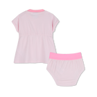 Set abito+mutandine gonfie BOSS 
                    BAMBINA
