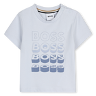 T-shirt a maniche corte, BLU CIELO, hi-res