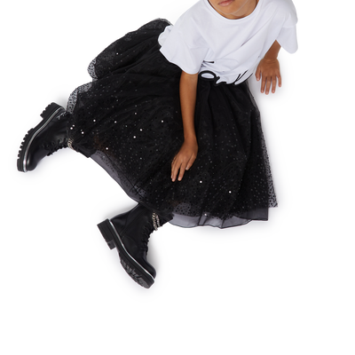 Gonna in tulle con paillettes KARL LAGERFELD KIDS BAMBINA