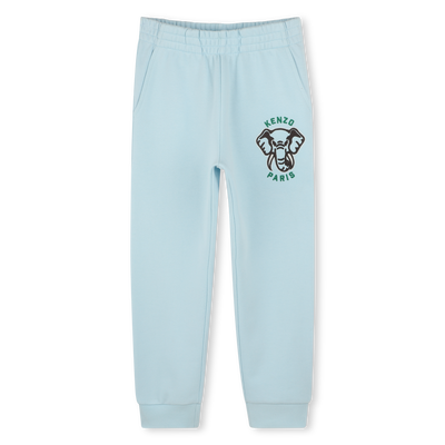 Pantaloni da jogging felpati KENZO KIDS RAGAZZO