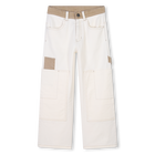 Pantaloni regolabili in twill TIMBERLAND 
                    BAMBINO