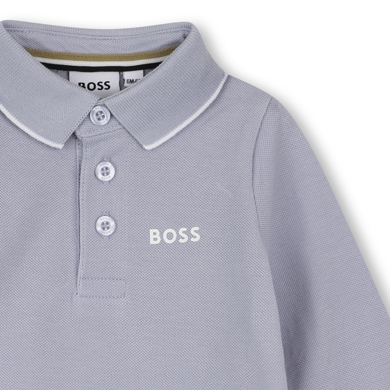 Polo a maniche lunghe BOSS 
                        RAGAZZO