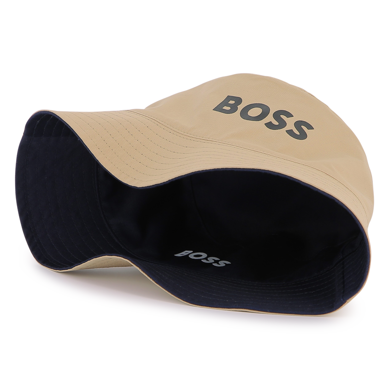 Bob double face bimateriale BOSS 
                        RAGAZZO